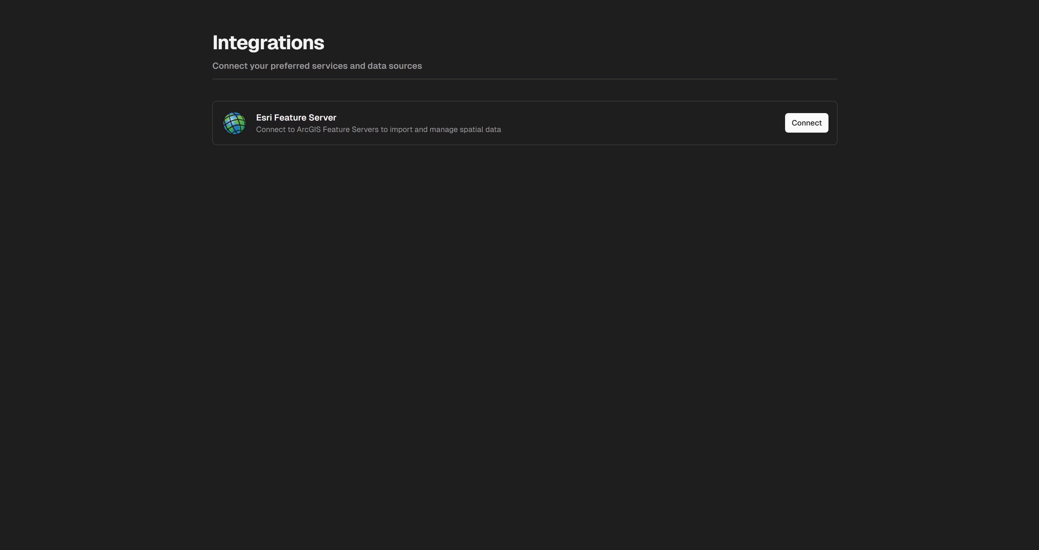 GRAI Integrations Main Page