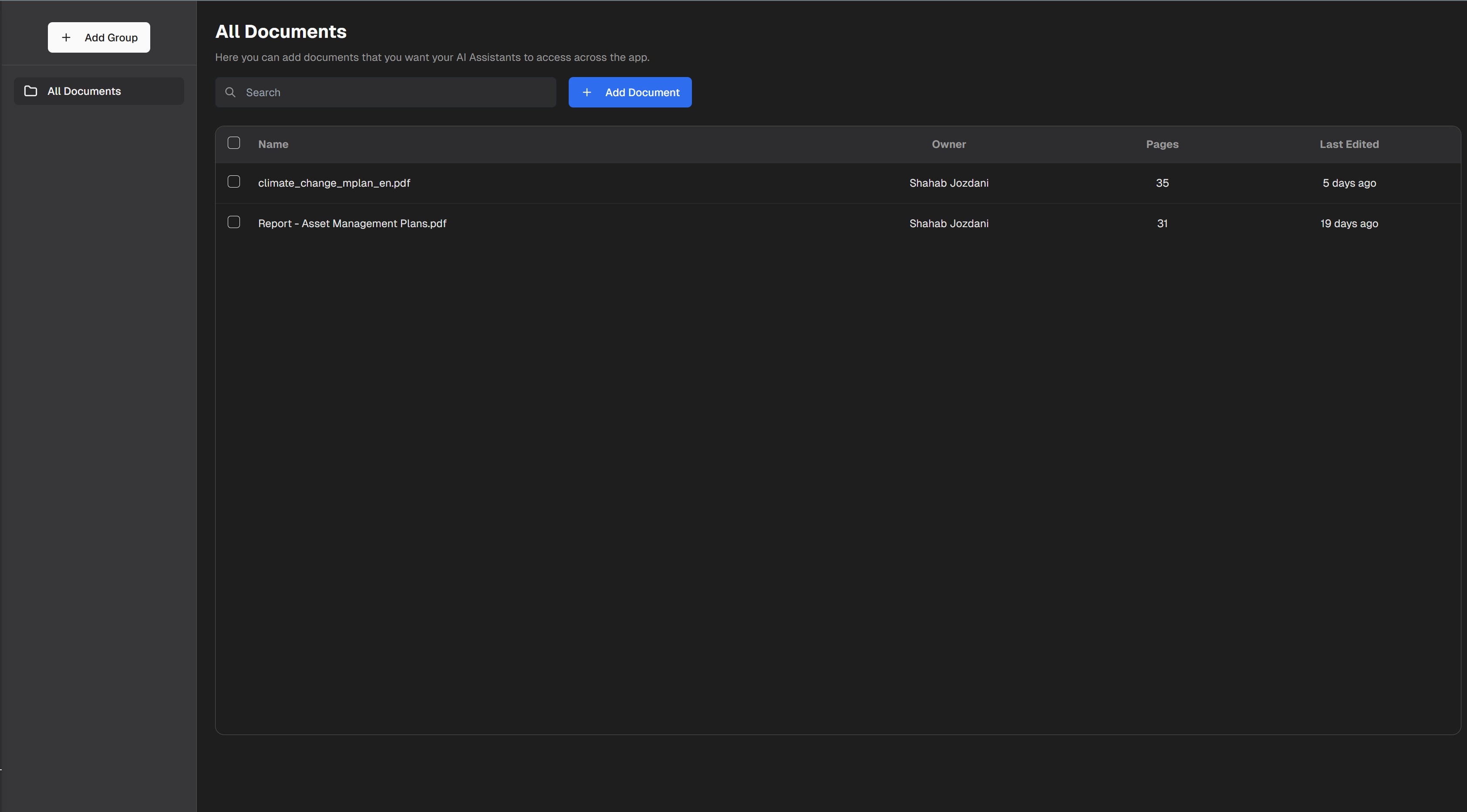 Knowledge Base Main Page