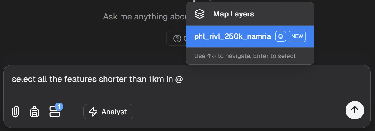 Querying an uploaded data layer